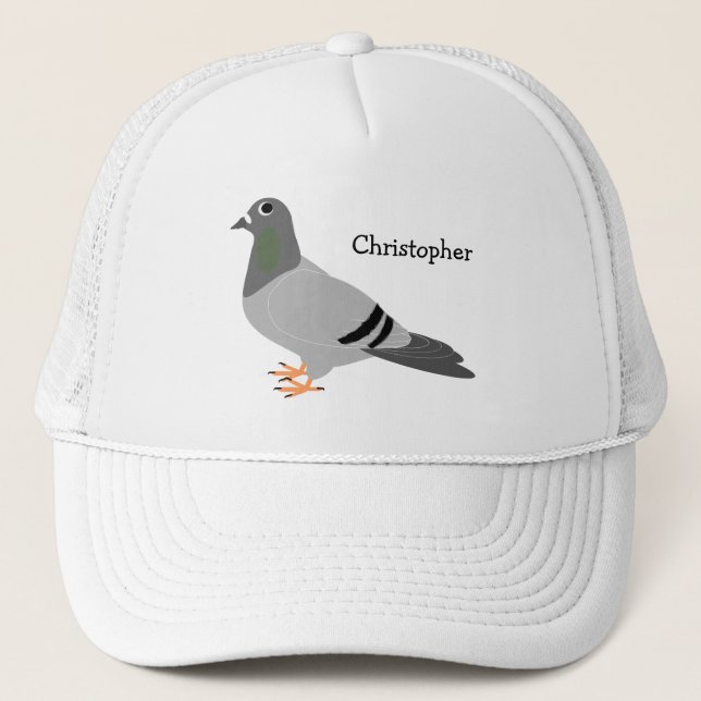 Casquette Conception personnalisée de pigeon (Devant)