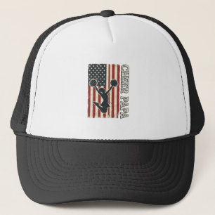 Casquette Conception vintage de cheer Papa USA Drapeau_1