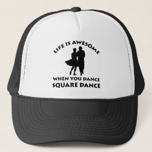 Casquette conceptions de danse carrée