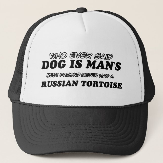 Casquette Conceptions russes d'animal familier de tortue (Devant)