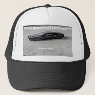 Casquette Conducteur désigné Dodge Challenger noir et blanc