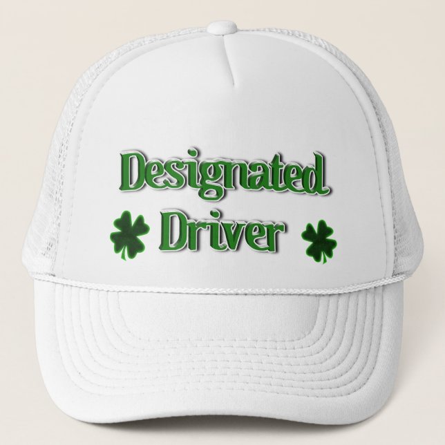 Casquette Conducteur désigné pour la Saint-Patrick (Devant)