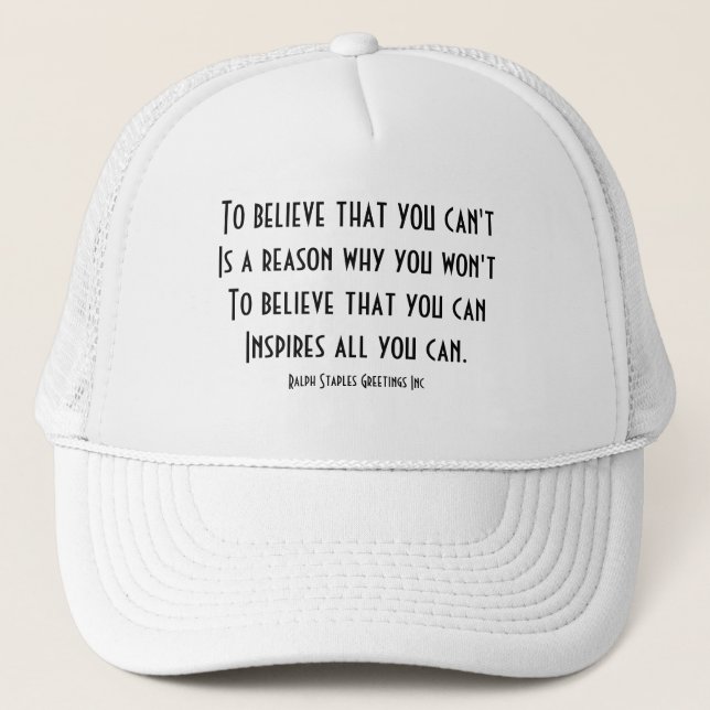 Casquette Confiance (Devant)