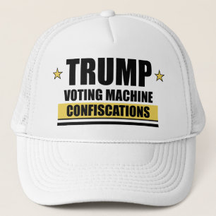 Casquette Confiscations de machines à voter Trump