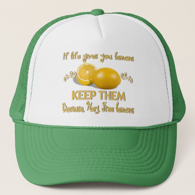 Casquette Conservez les citrons (Devant)