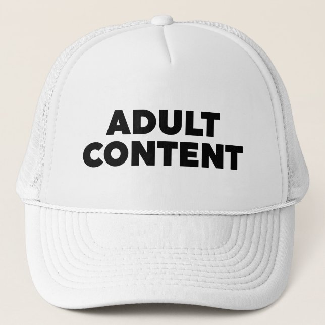 Casquette Contenu adulte (Devant)
