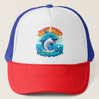 Casquette Continuez À Nager Dauphin