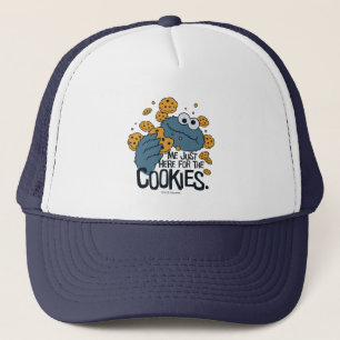 Casquette Cookie Monster   Je suis juste là pour les cookies