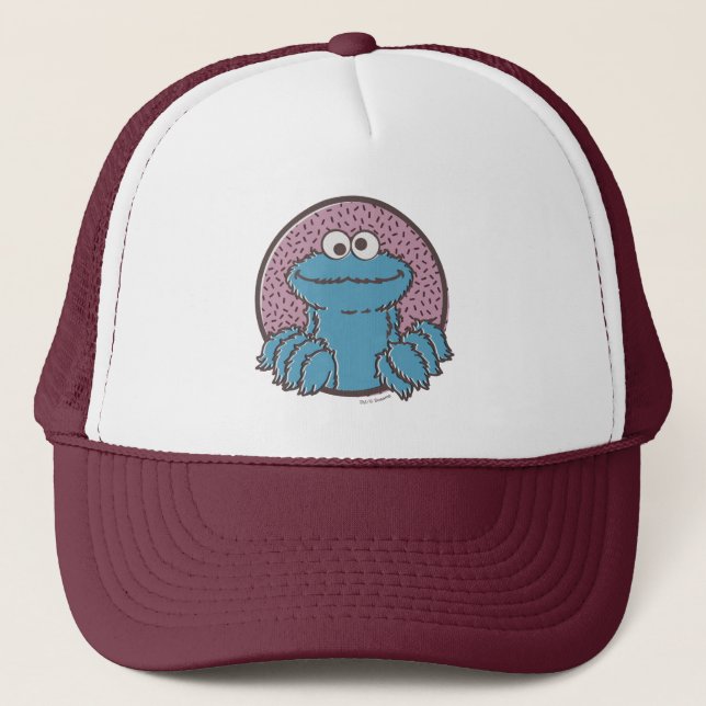 Casquette Cookie Monster | Om Nom Nom (Devant)