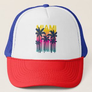 Casquette Cool Miami Florida Graphic Design Tee - shirts, I 