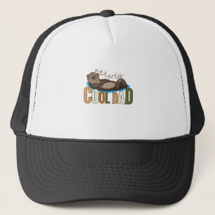 Casquette Cool Papa Otter Pun plaisante Fête des pères