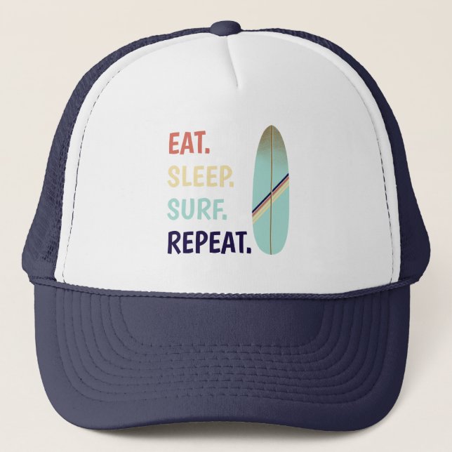 Casquette Cool Retro Vintage Surfer (Devant)