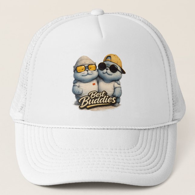 Casquette 🧢😎 Cool Vibes for You & Your Crew 🐾🧡 (Devant)