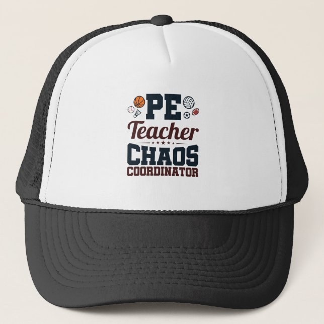 Casquette Coordinateur PE Teacher Chaos (Devant)