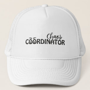 Casquette Coordonnateur de chaos Typographie drôle Art