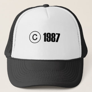 Casquette Copyright 1987