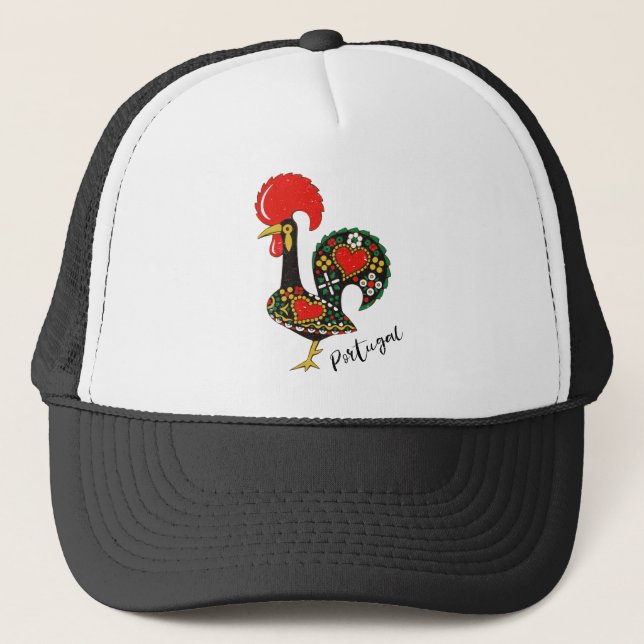 Casquette Coq de Galo de Barcelos Portuguese (Devant)