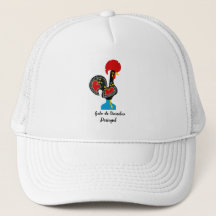 Coq traditionnel du Portugal en noir