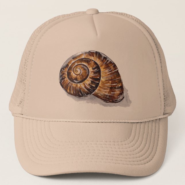 Casquette Coquille d'escargot spirale (Devant)