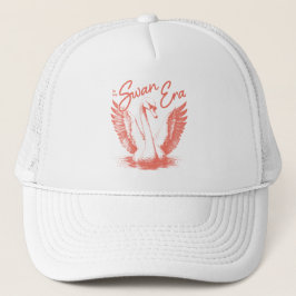 Casquette Corail de l'époque branchée du cygne