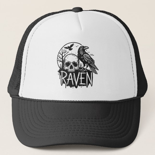 Casquette Corbeau (Devant)