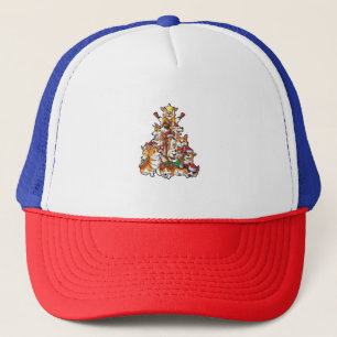 Casquette Corgi Christmas Tree Chien Père Noël Joyeux Corgma