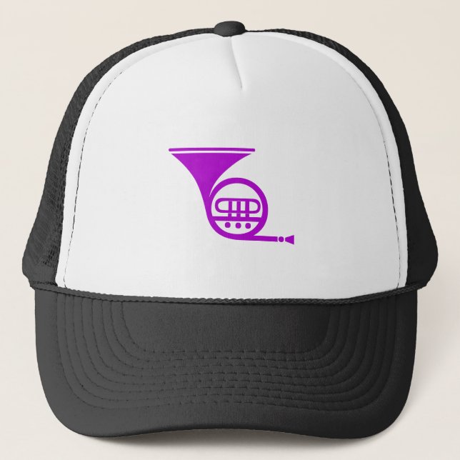 Casquette Corne française - violet (Devant)