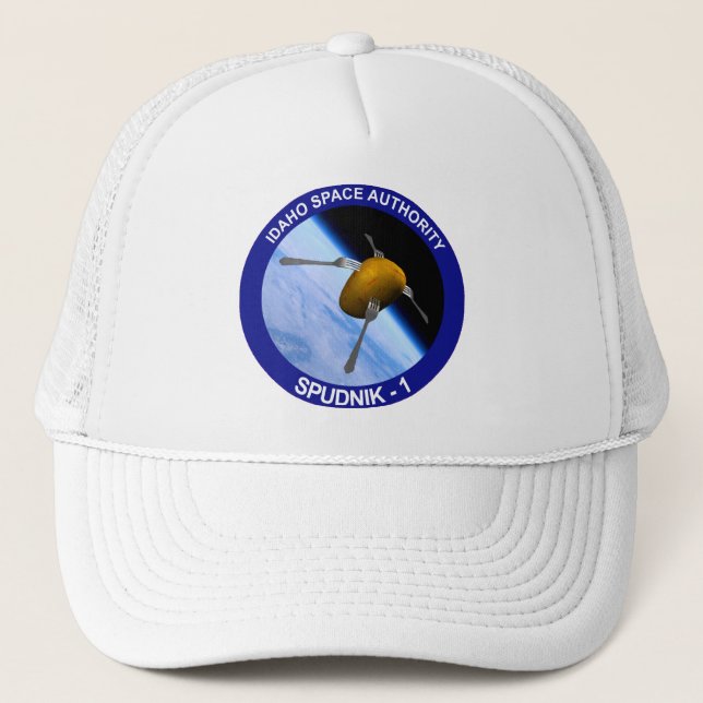 Casquette Correctif de la mission satellite Idaho Spudnik (Devant)