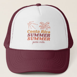 Casquette Costa Rica Été Rétro Vacances Souvenir