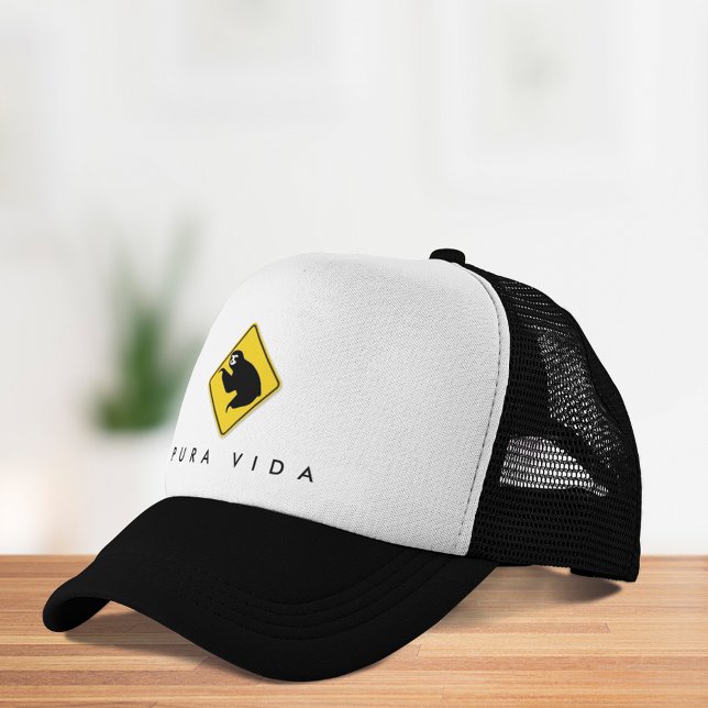 Casquette Costa Rica Pura Vida Sloth Crossing (Costa Rica Pura Vida Sloth Crossing Trucker Hat)
