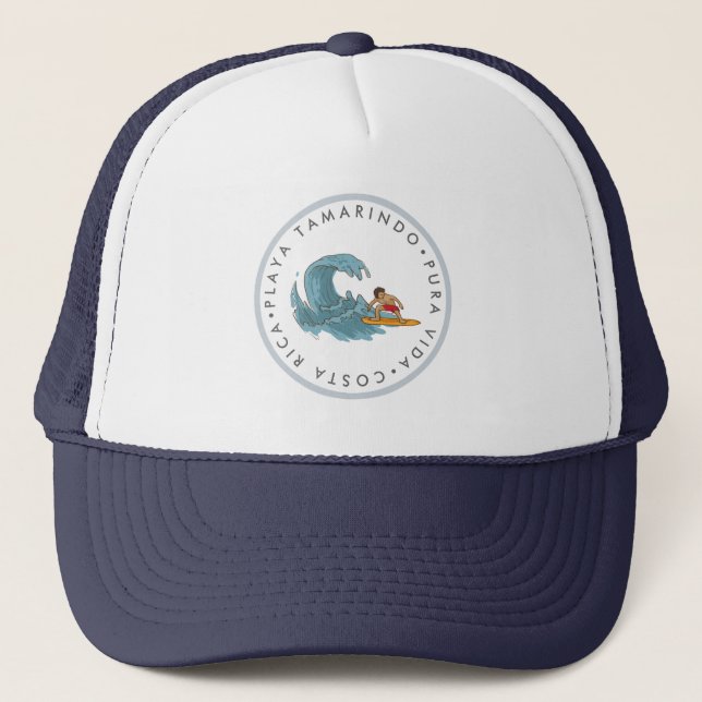 Casquette Costa Rica Surfer Playa Tamarindo Souvenir (Devant)