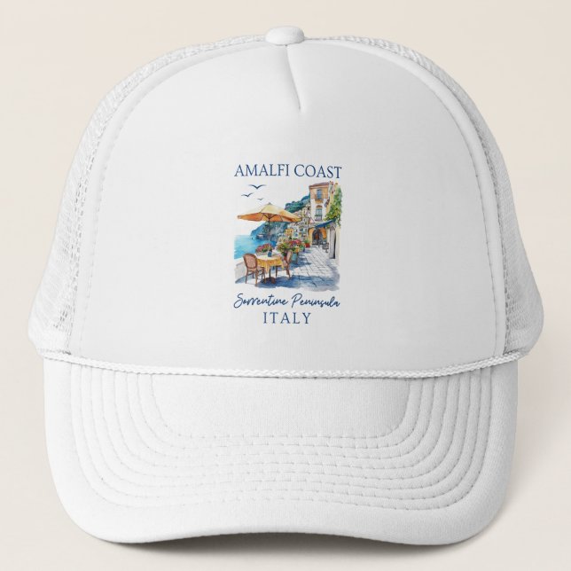 Casquette Côte d'Amalfi Italie Été Pittoresque (Devant)