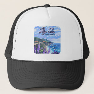 Casquette Côte de Big Sur Californie Retro Côte Ouest