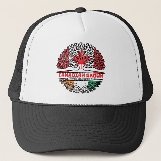 Casquette Côte d'Ivoire Côte d'Ivoire Canada canadien ivoiri (Devant)