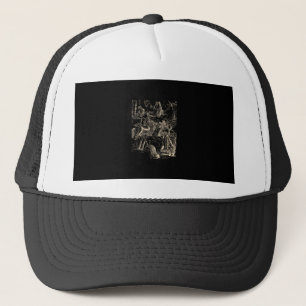 Casquette Cottagecore Goblincore Étang Escargot Nage Grenoui