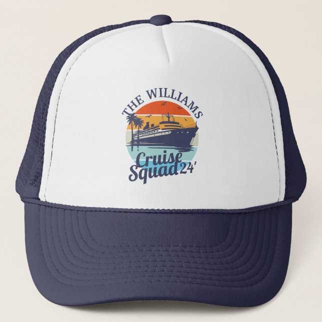 Casquette Coucher de soleil des amis de la famille de l'équi (Devant)