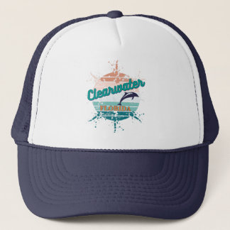 Casquette Coucher de soleil rétro d'explosion Clearwater Flo