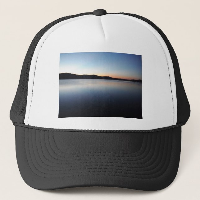 Casquette Coucher de soleil sur le lac Arrowhead (Devant)