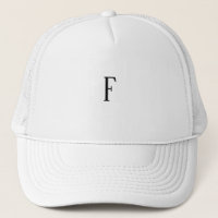 Couleur blanche F Symbole personnalisé ou Lettre o