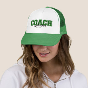 Casquette Couleurs de l'école Coach personnalisé - vert et b