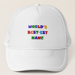 Casquette Couleurs vives Meilleurs T-shirts et cadeaux Nani