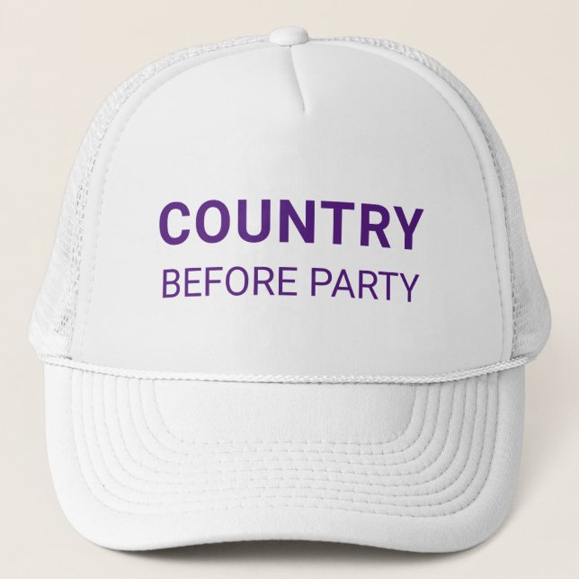 Casquette Country Before Party Political  (Devant)