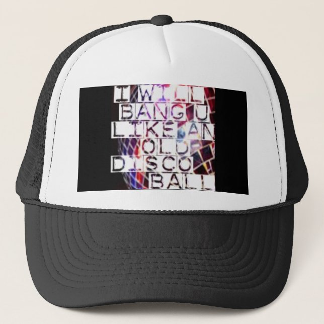 Casquette Coup que vous aimez et vieille boule de disco (Devant)
