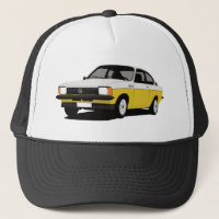 Coupé d'Opel Kadett GT/E blanc-jaune
