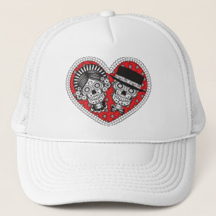 Casquette Couples de crâne de sucre