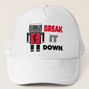 Casquette Coupure de robot de Boombox de garçon de B il ver