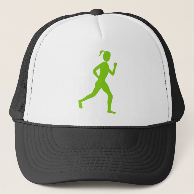 Casquette Coureur (Femme) - Martian Green (Devant)