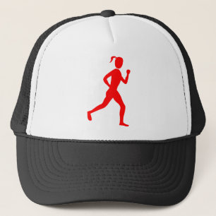 Casquette Coureur (Femme) - Rouge