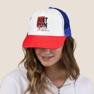 Casquette Courez juste Marathon Course de piste Date Red Lig