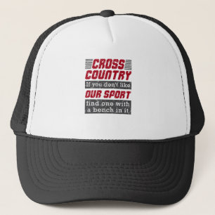 Casquette Courir À Travers Le Pays Drôle Comme Notre Sport